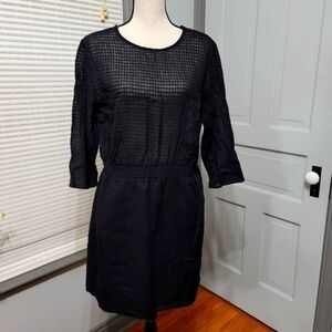 ✨ ASOS Women's Window Pane Mini Dress Black